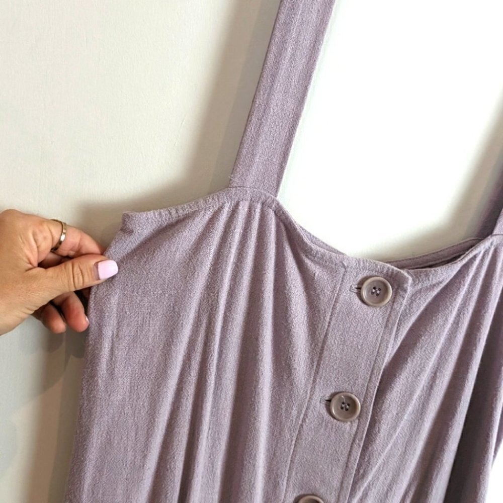 Rachel Pally nwt Linen Rome Dress pale lilac  XS - Picture 5 of 9